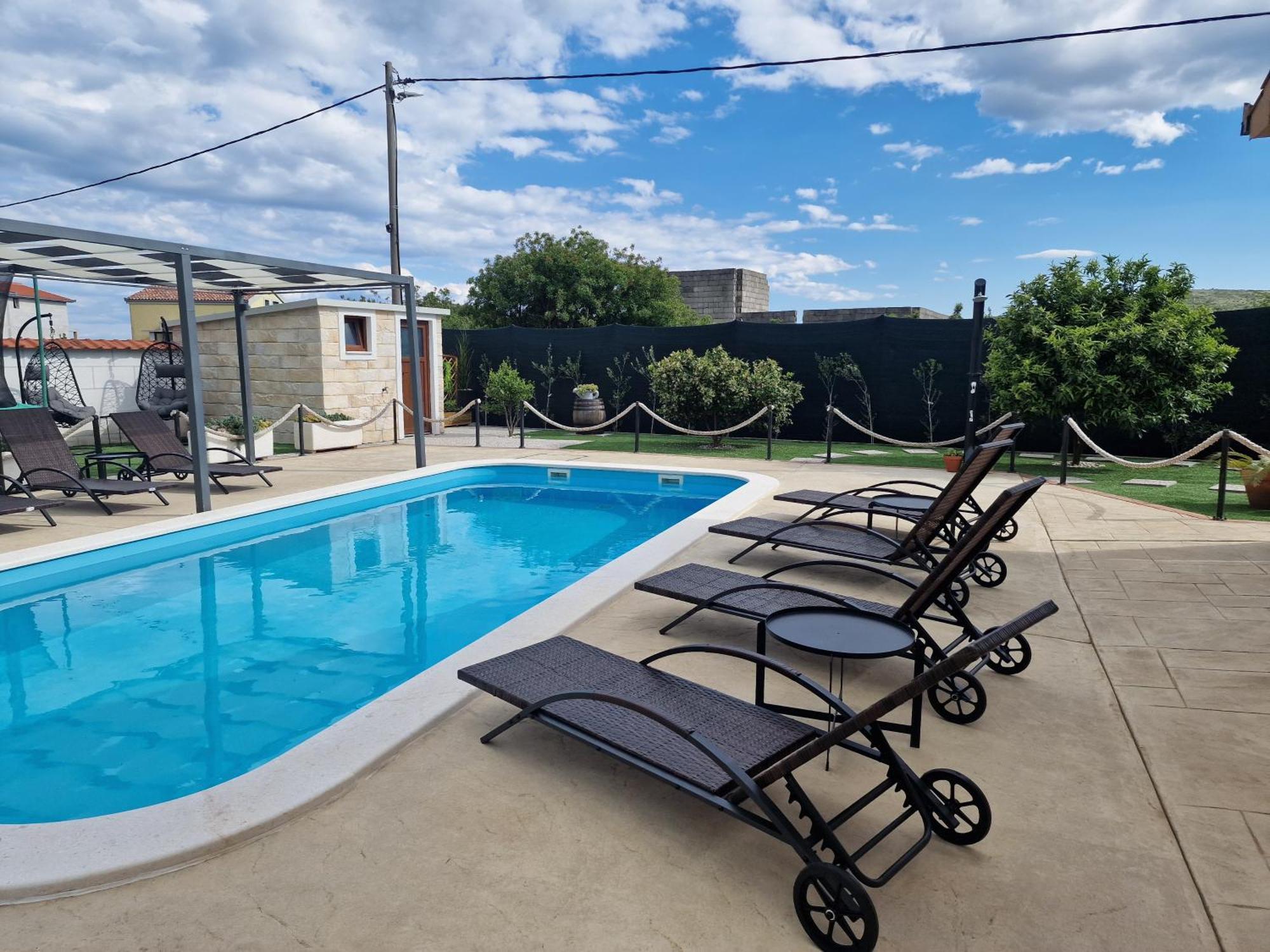 Holiday Home Near Trogir Kaštel Štafilić Eksteriør bilde